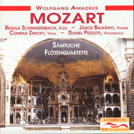 W. A. Mozart, Quartette für Flöte, Violine Viola und Violoncello