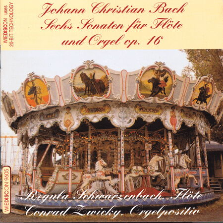 Johann Christian Bach, Sonaten für Flöte und Orgel op. 16